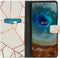iMoshion Hoesje Geschikt voor Nokia X20 / X10 Hoesje Met Pasjeshouder - iMoshion Design Softcase Bookcase - Wit / Meerkleurig / Goud / White Graphic