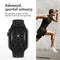 imoshion Sport⁺ bandje - Geschikt voor Apple Watch 1, 2, 3, 4, 5, 6, 7, 8, 9, 10, SE, Ultra (2) - 44/45/46/49 mm - Zwart - S/M