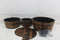 Ubbink Edinburgh - waterornament - 3 houten vaten - bruin