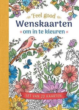 Wenskaarten deltas feel good om in te kleuren | 1 stuk