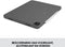 Logitech Combo Touch - Toetsenbordcase voor iPad Pro 12,9-inch (5e generatie) - Verlicht toetsenbord met trackpad