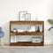 vidaXL - Boekenkast/Roomdivider - in - Oud - Hout, - 100x30x72 - cm, - Gemaakt - van - Engineered - Hout