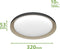 Philips Pebblo plafondlamp - Ultra Efficient - SceneSwitch - 10W - warmwit licht - Zwart met goud design