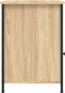 vidaXL - Nachtkastje - 40x42x60 - cm - bewerkt - hout - sonoma - eikenkleurig