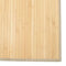 vidaXL - Vloerkleed - rechthoekig - 80x400 - cm - bamboe - lichtnaturel