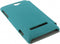 HTC Windows Phone 8S Hoesje - Rock - Big City Serie - Kunststof Bookcase - Turquoise - Hoesje Geschikt Voor HTC Windows Phone 8S