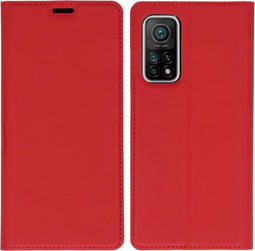 iMoshion Hoesje Geschikt voor Xiaomi Mi 10T Pro / Mi 10T Hoesje Met Pasjeshouder - iMoshion Slim Folio Bookcase - Rood