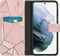 iMoshion Hoesje Geschikt voor Samsung Galaxy S21 Hoesje Met Pasjeshouder - iMoshion Design Softcase Bookcase - Meerkleurig / Pink Graphic