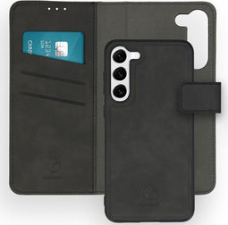 iMoshion Hoesje Geschikt voor Samsung Galaxy S23 Plus Hoesje Met Pasjeshouder - iMoshion Uitneembare 2-in-1 Luxe Bookcase - Zwart