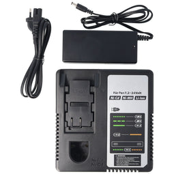 Panasonic - Universele oplader - Geschikt voor 7.2 tot 24.0V NiMH en Li-ion batterijen