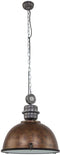 Steinhauer Bikkel XXL 7834B - Hanglamp - Ø52 cm hoogte verstelbaar - Bruin/metaal