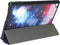 iMoshion Tablet Hoes Geschikt voor Huawei MediaPad M5 Lite 10.1 inch - iMoshion Design Trifold Bookcase - Meerkleurig / Paars /Space