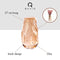 QUVIO Vaas - Bloemenvaas - Gekreukt design - Beige