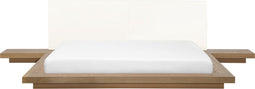 ZEN - Futon tweepersoonsbed - Lichte houtkleur - 180 x 200 cm - MDF