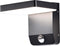 V-TAC VT-11020S-SQ-B Draaibare LED wandlamp met Sensor - IP65 - Zwart - 17W - 2580 Lumen - 4000K