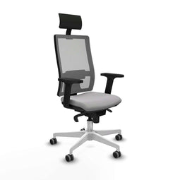 Bureaustoel met hoofdsteun Piqueras y Crespo 2D026G1 Lichtgrijs