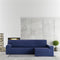 Hoes voor chaise longue met lange armleuning rechts Eysa BRONX Blauw 170 x 110 x 310 cm