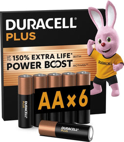 Duracell Plus AA - Alkaline batterijen - POWER BOOST Active - 60 stuks
