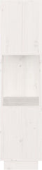 vidaXL - Boekenkast/kamerscherm - 51x25x101 - cm - massief - grenenhout - wit