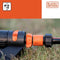 BLACK+DECKER Tuinslang Snelkoppeling - 5/8'-3/4' - Kunststof - Zwart/Oranje
