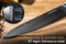 Arbaer Santoku Koksmes 18,5 cm - Damascus Staal - Olijfhouten handvat - Japans
