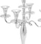 vidaXL - Kaarsenhouder - Zilver - 29x29x40 - cm - Aluminium