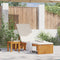 vidaXL - Ligbed - 200x55x30 - cm - Massief - Acaciaboomhout