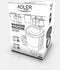 Adler AD 8051 - Bovenlader - Laadvermogen 3kg - Hoogte 530mm - Breedte 360mm - Diepte 370mm - Gewicht 5kg
