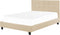 ROCHELLE - Tweepersoonsbed - Beige - 160 x 200 cm - Polyester