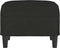 vidaXL - Voetenbank - 60x50x41 - cm - stof - zwart