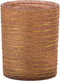 J-Line windlicht Lijnen Glitter - glas - terracotta/goud - large - 2 stuks