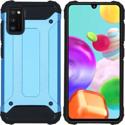 iMoshion Hoesje Geschikt voor Samsung Galaxy A41 Hoesje - iMoshion Rugged Xtreme Backcover - Lichtblauw