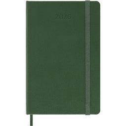 Moleskine 12 Maanden Agenda - 2026 - Wekelijks - Pocket - Harde Kaft - Mirthe Groen