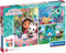 Clementoni Kinderpuzzels - Gabby's Dollhouse - 3 Puzzels van 48 Stukjes - Puzzel - 4+ jaar
