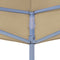 vidaXL - Partytentdak - 270 - g/m² - 4x3 - m - beige