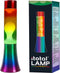 i-Total Lavalamp - Lava Lamp - Sfeerlamp - 30x9 cm - Glas/Aluminium - 25W - Regenboog - XL2461
