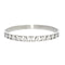CO88 Collection Sense 8CB 90093 - Stalen Bangle met Hartjes - One-size (60x50x6 mm) - Zilverkleurig