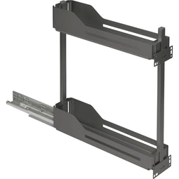PEKA 200.2443.43 - Unterschrankauszug Snello Libell Comfort - voor keukenschrank 200mm - staal anthrazit (2 stuks)