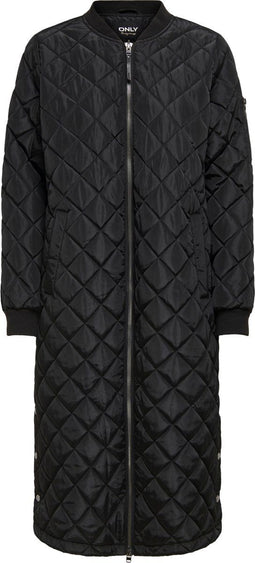 ONLY ONLJESSICA X-LONG QUILTED COAT - Gewatteerde Jas - Extra lange lengte 113 cm - Maat XL