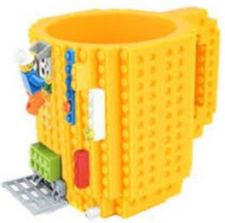 Fisura Beker Build-on 14 X 12,5 Cm Geel