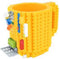 Fisura Beker Build-on 14 X 12,5 Cm Geel