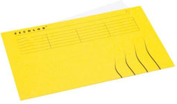 Vouwmap Secolor Folio gelijk 225gr geel - 25 stuks