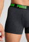 Puma - Basic Boxer 2-pack - 701226387 - 018 Black/ Green
