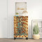 vidaXL - Hoge - kast - met - lade - 60x33x100 - cm - gerecycled - hout - en - ijzer
