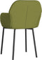 vidaXL - Eetkamerstoelen - 2 - st - fluweel - lichtgroen