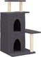 vidaXL - Kattenmeubel - met - sisal - krabpalen - 97 - cm - donkergrijs