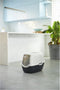Rotho Mypet Kattenbak Eco Bailey - Gesloten Kattentoilet - Actieve koolfilter - Beige/Zwart