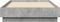 vidaXL - Bedframe - met - LED-verlichting - betongrijs - 90x190 - cm