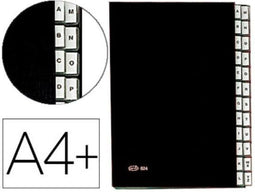 Organiser Map Pardo 82401 Zwart A4