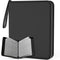 NAPI Verzamelmap - Binder Map voor 900 Kaarten - 9 Pocket - Kunstleer - Ritssluiting - A4 Formaat - Zwart